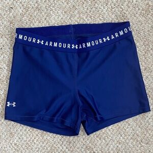 Under Armour Women's Deep Blue Athletic Shorts